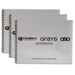 New CranBarry Field Hockey Scorebook - Set Of 3