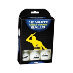 FRANKLIN 40MM (1) STAR WHITE TABLE TENNIS BALLS
