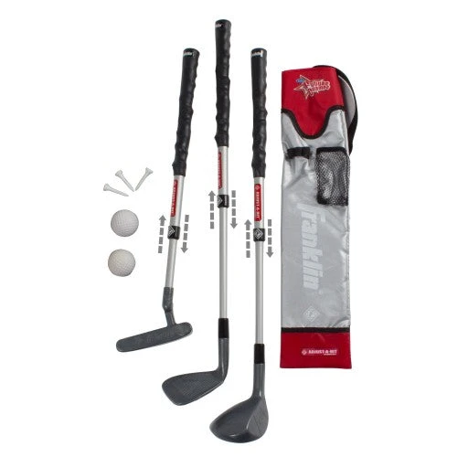 FRANKLIN ADJUST-A-SPORT® KIDS GOLF CLUB SET 3 FRANKLIN ADJUST-A-SPORT® KIDS GOLF CLUB SET