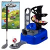 FRANKLIN KIDS INDOOR GOLF TEE AND CLUBS SET -Ball Equipment Shop 60120 auto tee golf velcro combined