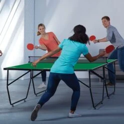 FRANKLIN 9' X 5' EASY ASSEMBLY TABLE TENNIS TABLE 7 FRANKLIN 9' X 5' EASY ASSEMBLY TABLE TENNIS TABLE -Ball Equipment Shop 9ft 5ft easy assembly table tennis table 54083 action
