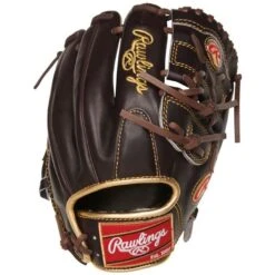 Rawlings Gold Glove 11.75 In Mocha Infield/Pitcher Glove 2-Piece Solid Web, Conventional Back -Ball Equipment Shop Gold Glove 11.75 in Mocha InfieldPitcher Glove 3