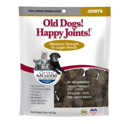 Ark Naturals Gray Muzzle Old Dogs! Happy Joints! Maximum Strength Dog Treats