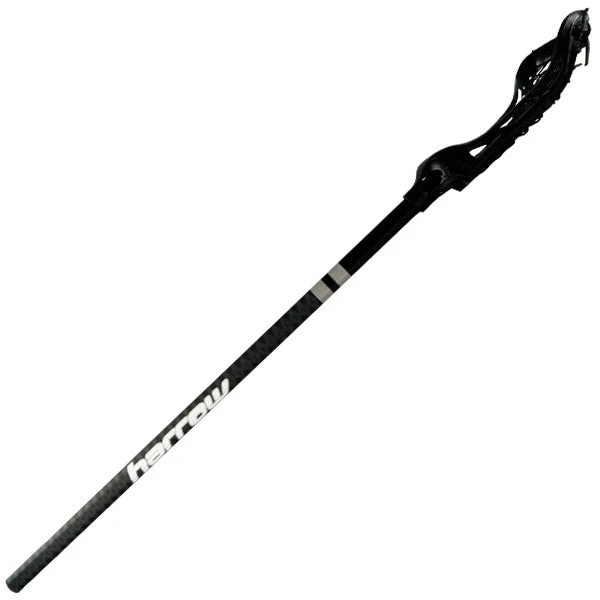 Harrow P-Series Complete Lacrosse Stick - P23 Shaft - P11 Head Strung - Black