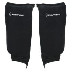 Harrow Soft Roll Down Shin Guards Adult BlacK
