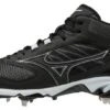 MIZUNO 9-SPIKE DOMINANT IC MID MENS METAL BASEBALL CLEAT -Ball Equipment Shop MIZUNO 9 SPIKE DOMINANT IC MID MENS METAL BASEBALL CLEAT