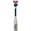Rawlings MLB Tampa Bay Rays Bat And Ball Set - Softee, 27" Bat, 3" Baseball -Ball Equipment Shop MLB Tampa Bay Rays Bat and Ball Set 1