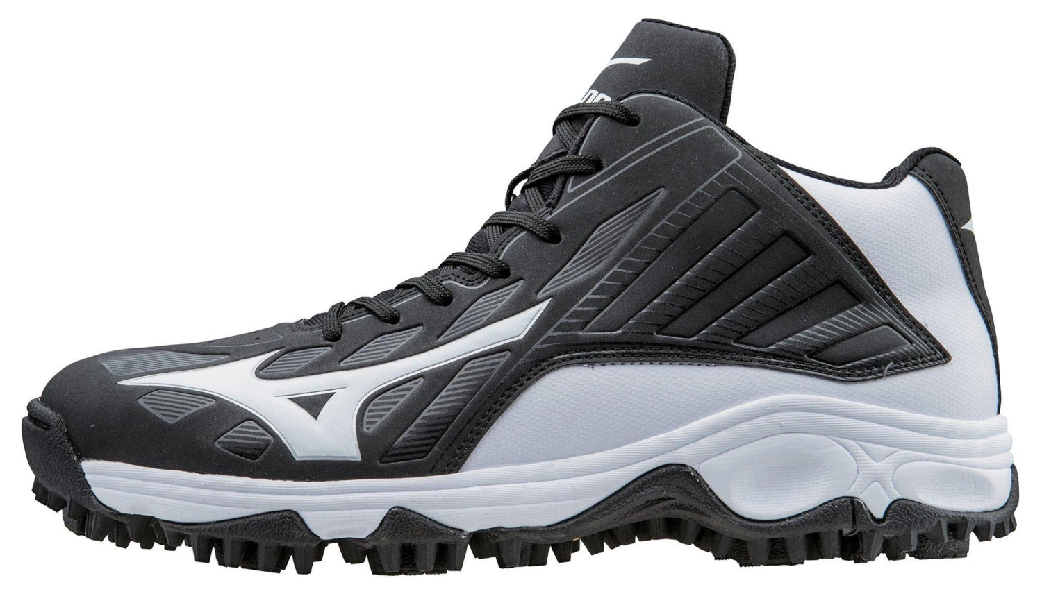 Mizuno 9-Spike Advanced Erupt 3 Mid Mens Turf Shoe