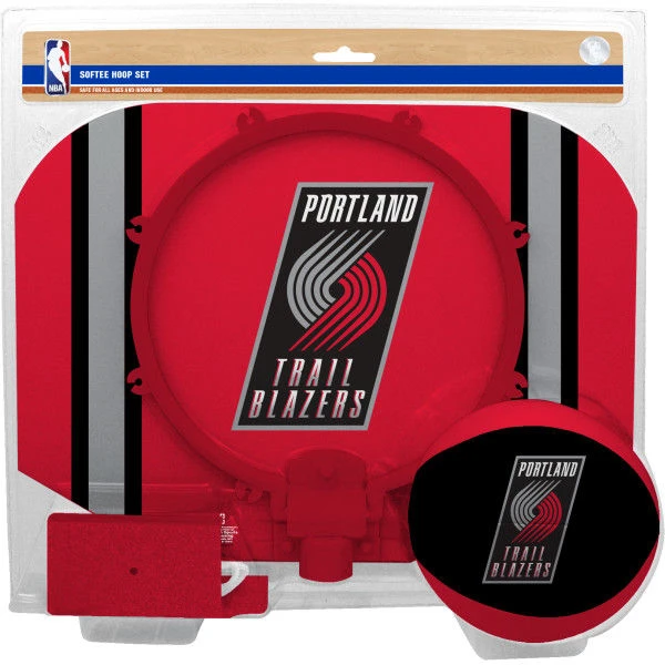 Rawlings NBA Portland Trail Blazers Softee Hoop Set 3 Rawlings NBA Portland Trail Blazers Softee Hoop Set