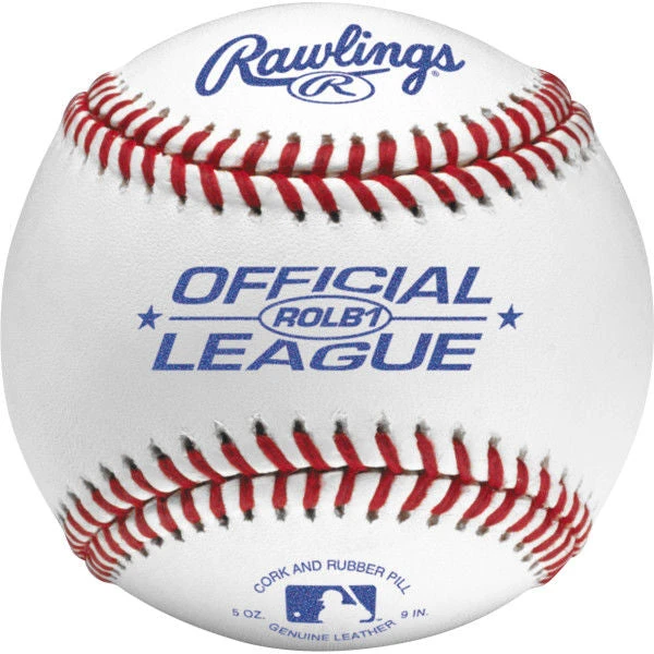 Rawlings Official League Baseballs - Competition Grade 3 Rawlings Official League Baseballs - Competition Grade