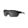 Rawlings Adult Half-Rim Sunglasses Shiny Black/Smoke With Silver Flash 2 Rawlings Adult Half-Rim Sunglasses Shiny Black/Smoke With Silver Flash -Ball Equipment Shop Rawlings Adult Half Rim Sunglasses Shiny Black Smoke with Silver Flash