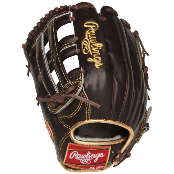 Rawlings Gold Glove 12.75 In Mocha Outfield Glove 5 Rawlings Gold Glove 12.75 In Mocha Outfield Glove - Image 3