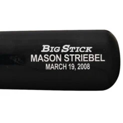 Rawlings Mini Black/Silver Custom Bat