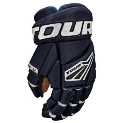 Tour Code 1 Hockey Gloves Blue/White