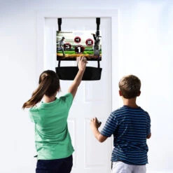 FRANKLIN DOOR SPORTS - ELECTRONIC BASEBALL TOSS -Ball Equipment Shop door sports electronic baseball toss 54304 action