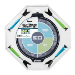 FRANKLIN MINI DARTBOARD & DART SET -Ball Equipment Shop mini dartboard and dart set 54121 pkg