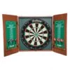 FRANKLIN BRISTLE DARTBOARD WITH CABINET -Ball Equipment Shop pro strike bristle dartboard with cabinet 3562