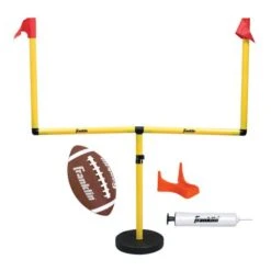 FRANKLIN YOUTH FOOTBALL GOAL POST, BALL AND TEE